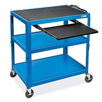 Computer Cart - 34 x 20", Blue H-6746BLU