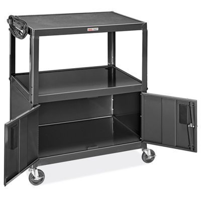 Rubbermaid® Service Cart with Cabinet H-2060 - Uline