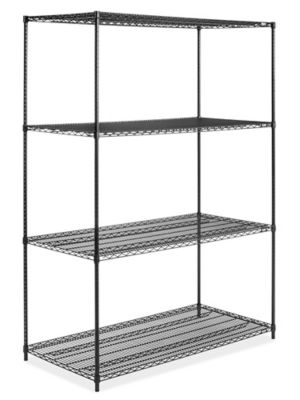 Black Wire Shelving Unit - 60 x 30 x 86" H-6749-86