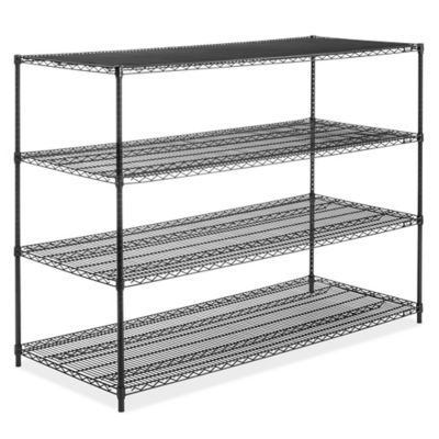 Black Wire Shelving Unit - 72 x 30 x 54" H-6750-54