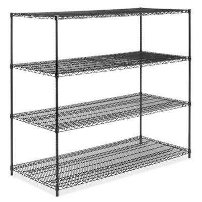 Black Wire Shelving Unit - 72 x 30 x 63" H-6750-63