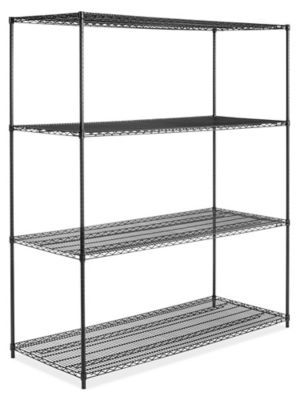Black Wire Shelving Unit - 72 x 30 x 86" H-6750-86