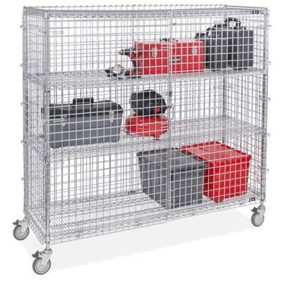 Security Cart 72 x 24 x 69" H6752 Uline