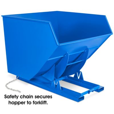 Heavy Duty Steel Dumping Hopper - 4 Cubic Yard H-6758