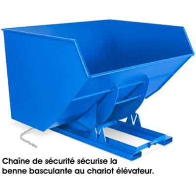 Benne basculante en acier robuste – 5 vg³ – H-6759