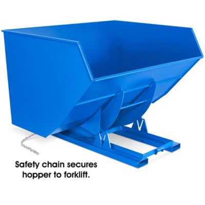 Heavy Duty Steel Dumping Hopper - 5 Cubic Yard H-6759
