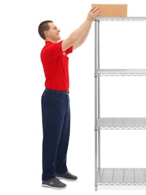 Chrome Wire Shelving Unit - 60 x 30 x 72