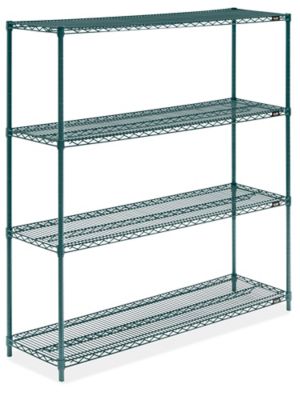 Epoxy Wire Shelving Unit - 60 x 18 x 63"