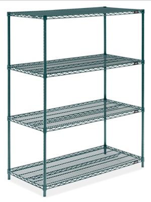 Epoxy Wire Shelving Unit - 48 x 24 x 63"