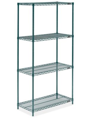 Epoxy Wire Shelving Unit - 36 x 18 x 72"