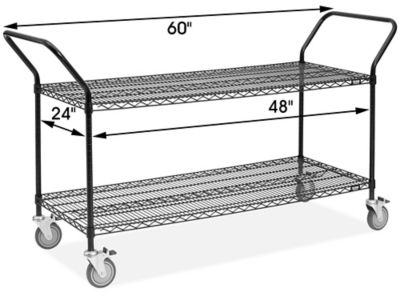 Carrito Grande de Alambre para Compras H-4568 - Uline