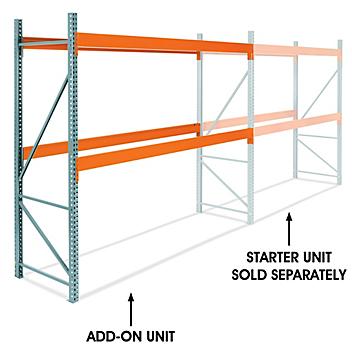 Add-On Unit for Two-Shelf Pallet Rack - 144 x 42 x 120" H-6807-ADD