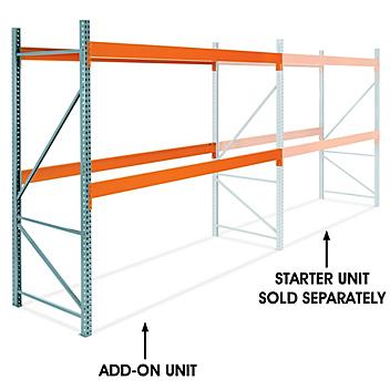 Add-On Unit for Two-Shelf Pallet Rack - 144 x 48 x 120" H-6808-ADD