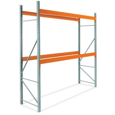 3 Level 144w x 48d x 144h Pallet Racking with Wire Decking Starter