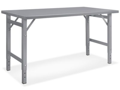 Steel Assembly Table without Bottom Shelf - 60 x 30" H-6833T