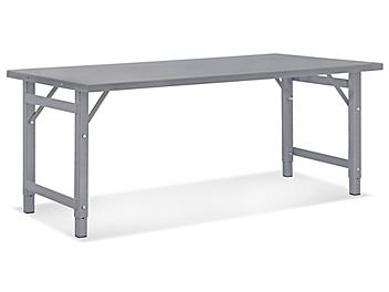 Steel Assembly Table without Bottom Shelf - 72 x 30" H-6835T