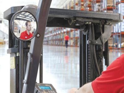 Vehicle Convex Safety Mirror - 6", Bolt-on H-6837