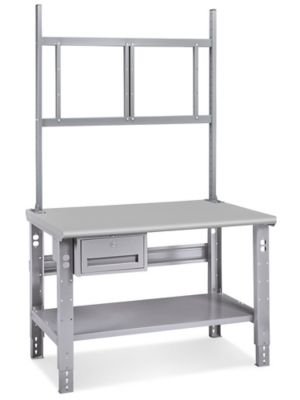 Mesa para Trabajo en Equipo - Estación para Trabajar de Pie H-8259 - Uline