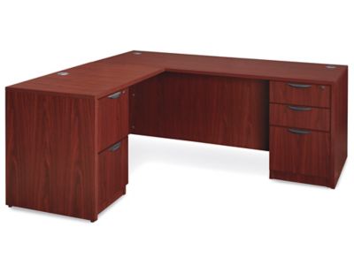 Uline l outlet shaped desk