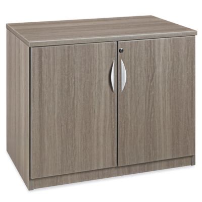 Downtown Storage Cabinet - 2-Shelf, Gray H-6859GR - Uline