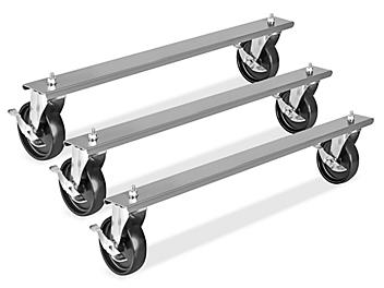 Casters for 36" and 48" Industrial Packing Tables - Set of 6 H-6887