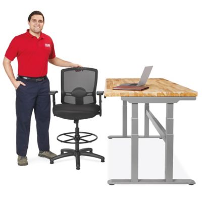 Deluxe mesh work stool new arrivals