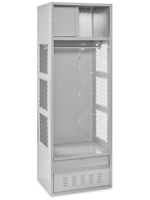  Casier pour équipement ouvert – 1 colonne, non assemblé, 24 po de largeur, 18 po de profondeur