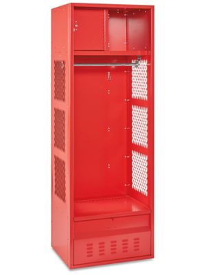 open red lockers