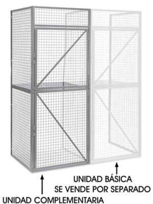 Unidad Complementaria para Locker para Almacenamiento de Artículos Grandes - Dos Puertas de Alto, 36 x 36" H-6897-ADD
