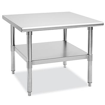 Deluxe Stainless Steel Utility Stand - 30 x 30" H-6923