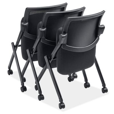 Mesh Chairs Nested