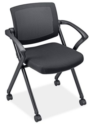  Chaise emboîtable en maille avec accoudoirs