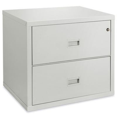 Lateral Fire-Resistant File Cabinet - 2 Drawer