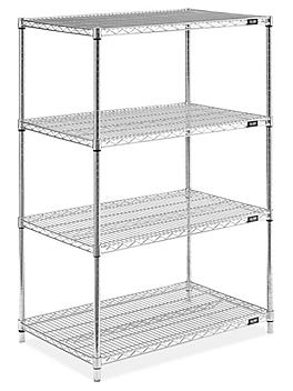 Stainless Steel Wire Shelving Unit - 36 x 24 x 54" H-6947