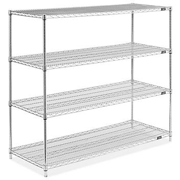 Stainless Steel Wire Shelving Unit - 60 x 24 x 54" H-6949
