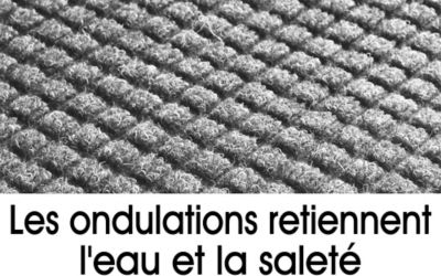 Boutons en fibres sur le tapis