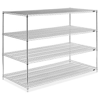 Stainless Steel Wire Shelving Unit - 72 x 36 x 54" H-6951