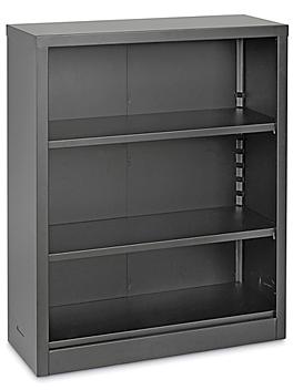 Bookcase - 3 Shelf, Unassembled, 35 x 13 x 42", Black H-6972