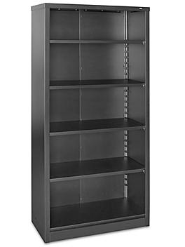 Bookcase - 5 Shelf, Unassembled, 35 x 13 x 72", Black H-6974