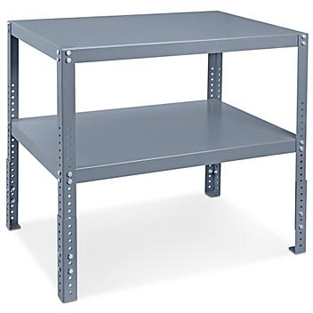 Adjustable Height Machine Table - 36 x 24 x 30-37" H-6982