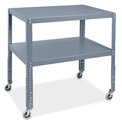 Adjustable Height Machine Table - 36 x 24 x 30-37
