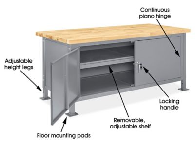 Standard Cabinet Workbench - 72 x 30