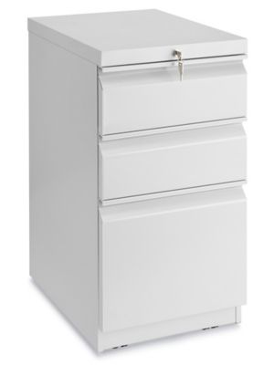 Mobile Pedestal File - 3 Drawer, Light Gray H-7005GR