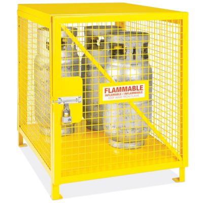 Vertical Gas Cylinder Cabinet - Unassembled, 4 Cylinder Capacity H-7008