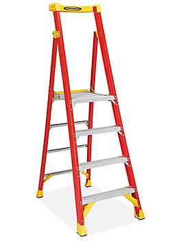 Fiberglass Podium Ladder - 7' Overall Height H-7015