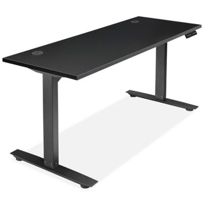 Electric Adjustable Height Desk - 60 x 24", Black H-7034BL
