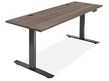 Electric Adjustable Height Desk - 72 x 24", Gray H-7035GR