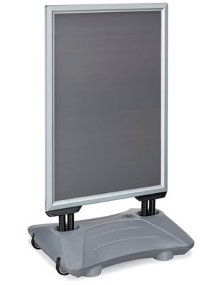 WindPro&reg; Heavy Duty Snap Edge Sign - 24 x 36", Silver H-7041SIL