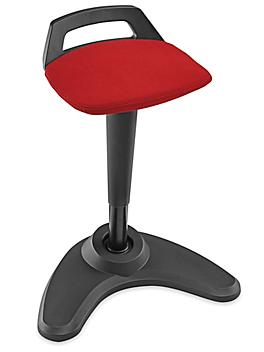 Office Sit/Stand Stool - Red H-7055R