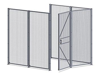 Wire Security Room - 8 x 8 x 8', 3-Sided H-7066-3